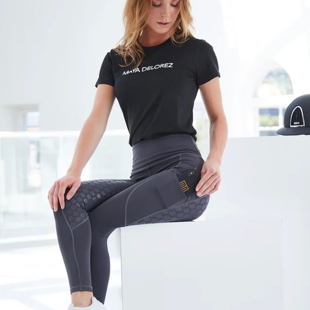 Maya Delorez Full Seat Fuchsia Equestrian Leggings